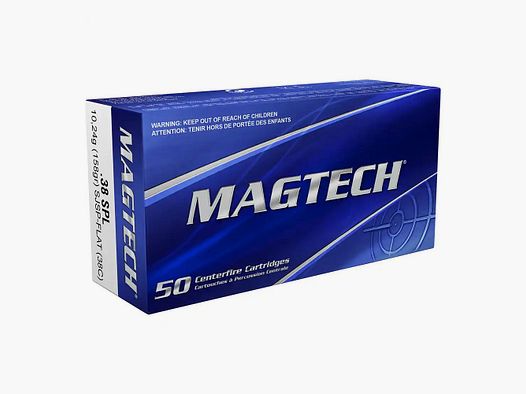 Magtech .38 Special SJSP 10,2g / 158grs.