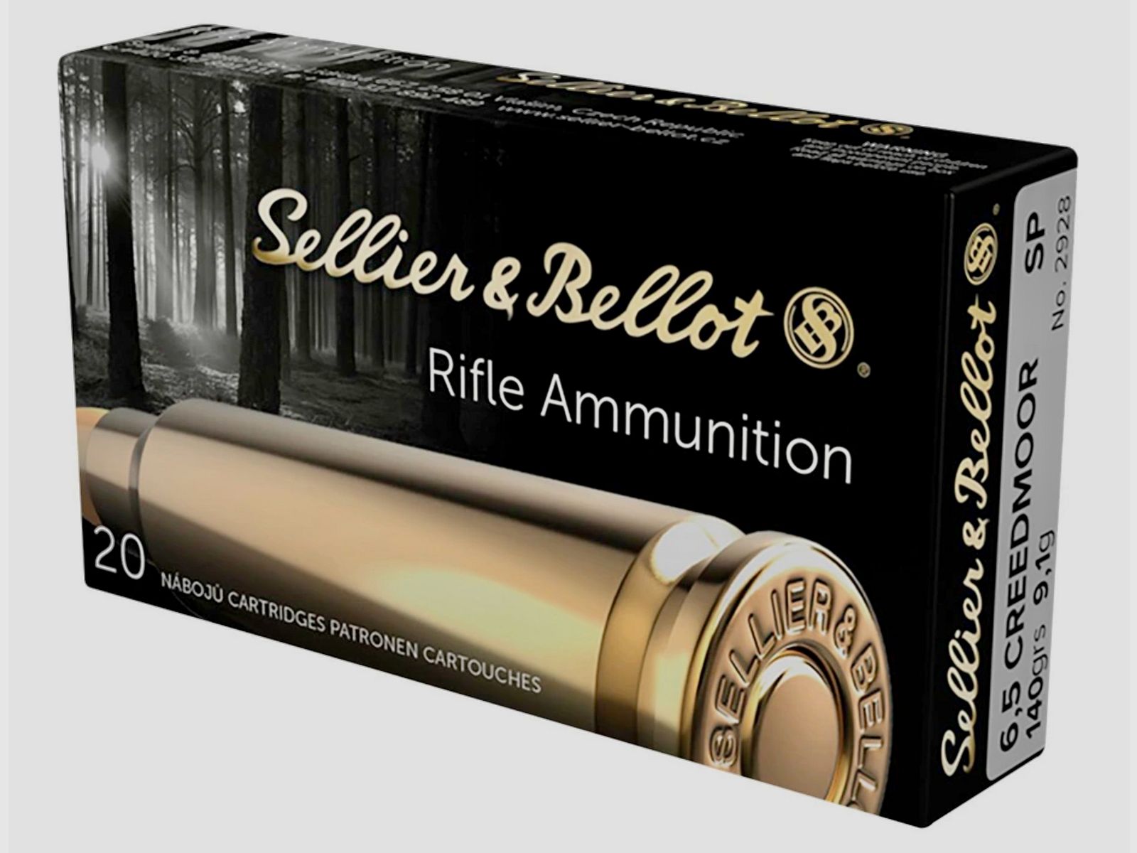 Sellier & Bellot 2000139 6,5 Creedmoor 6,5 Creedmoor punta semiblindada 9,1g/140grs.