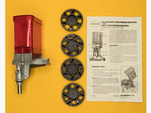 LEE Auto Disk Pulverfüllgerät 90578 für LEE Wiederladepressen 