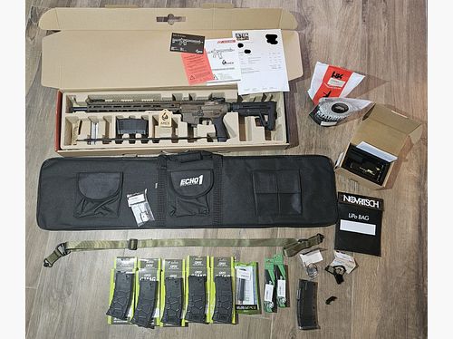 Ares M4 X-Class Model 15 S-AEG airsoft rifle + equipment LIKE NEW/Unused