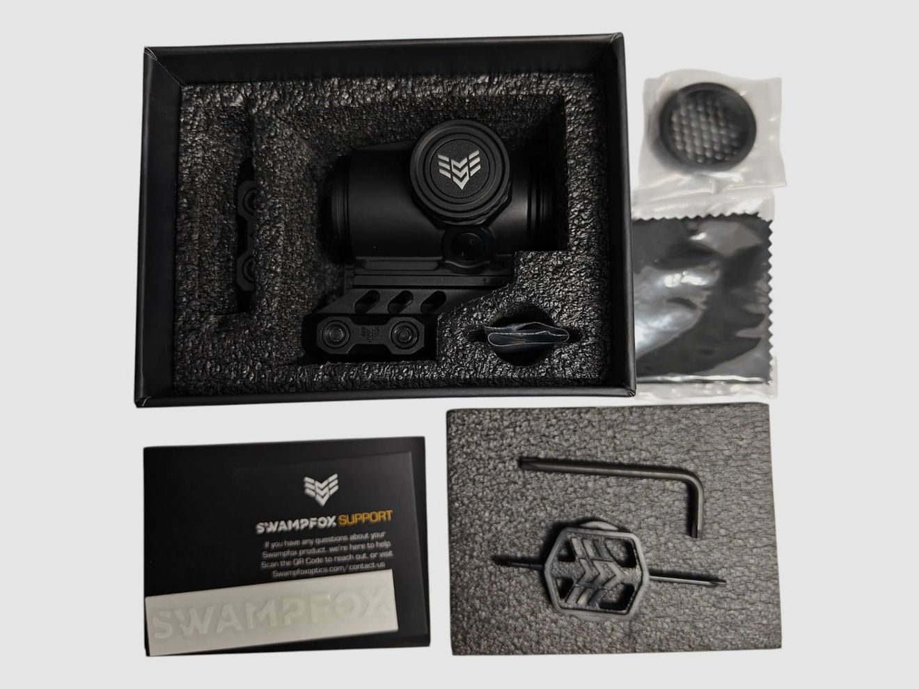 SWAMPFOX Raider 1x20 Microprisma con retícula BRC verde