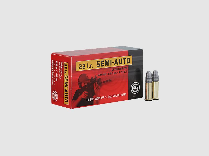 GECO SEMI AUTO - .22LR - 40GRS. - 50 SCHUSS