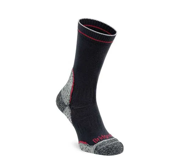 Bridgedale - Skarpety Hike Lt T2 Coolmax - navy/red