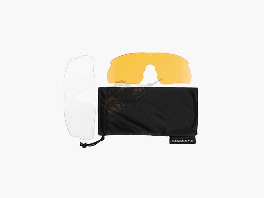 Schutzbrille Raptor - Smoke/Clear/Lightrust | SwissEye