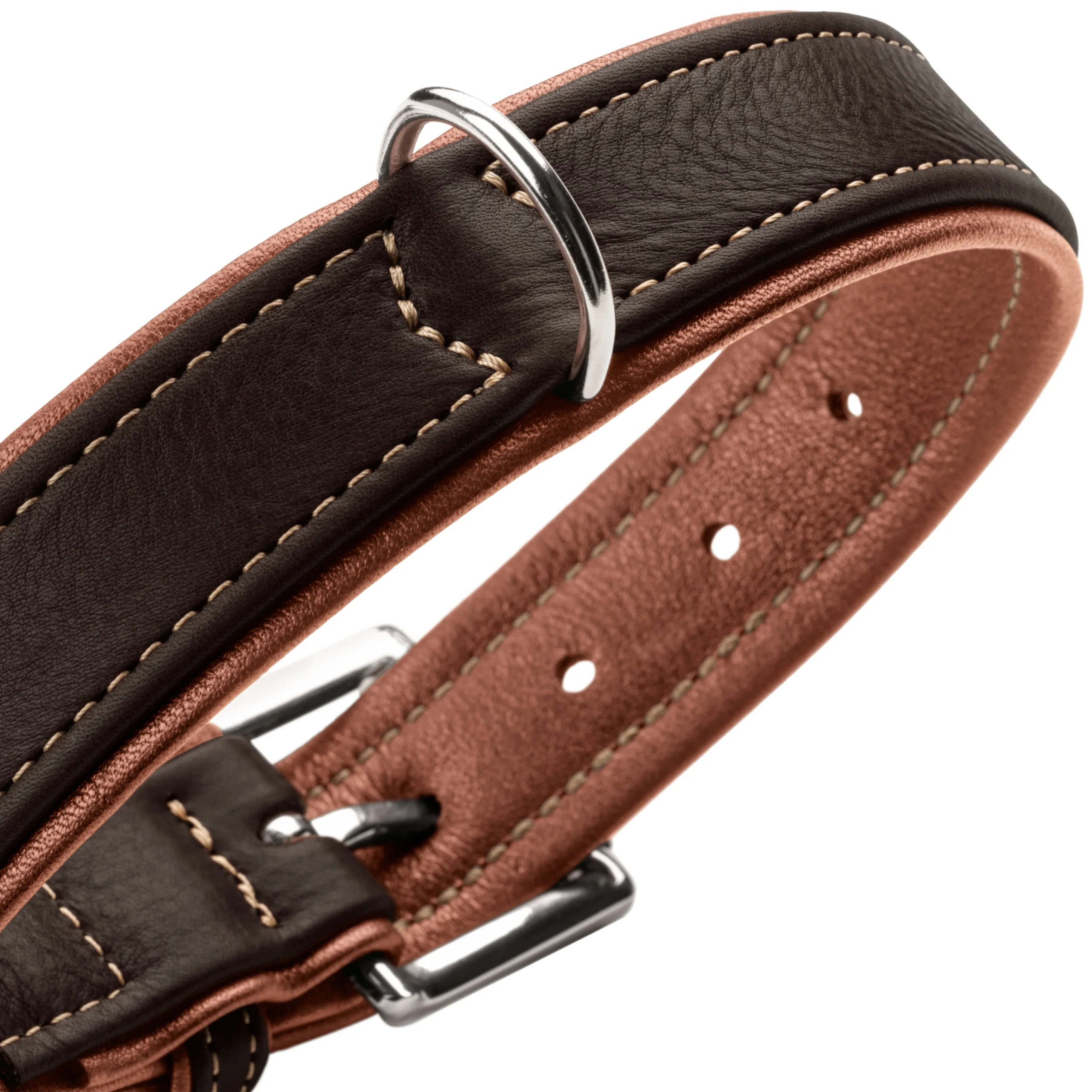 Hunter Halsband Canadian Up in Schwarz/Cognac, Bild 6 von 6
