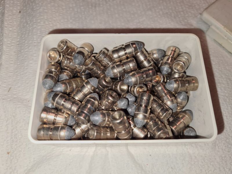 100 Stück orig. DWM Geschosse 8mm Kal SOFT POINT 8gr / 123grs TJG Vollmantel