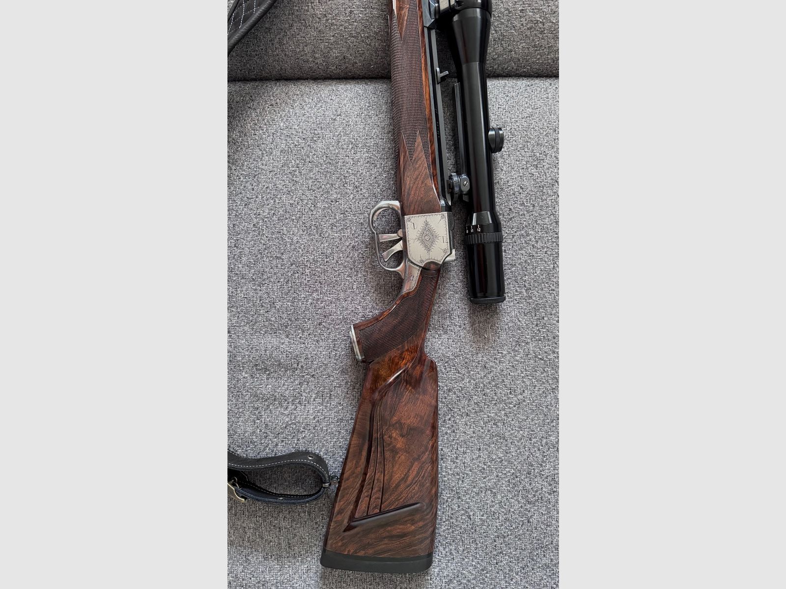 Fucile da caccia esclusivo di Furtschegger (Kufstein) – rara carabina sorella in calibro 6,5x65R