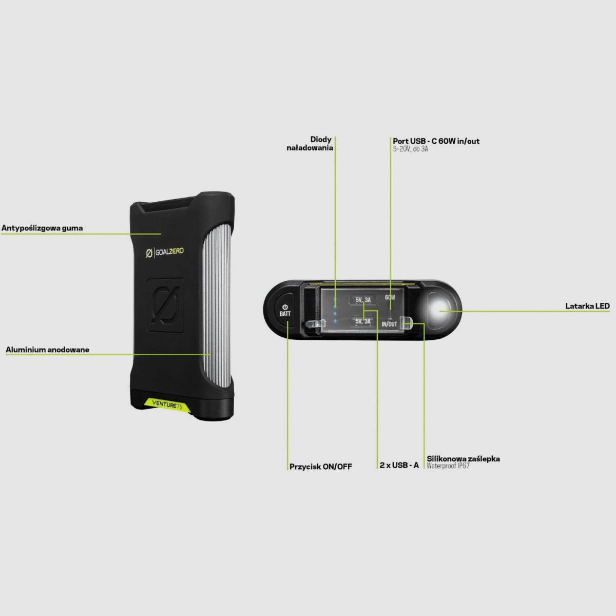 Goal Zero – Venture 75 power bank, image 5 of 8