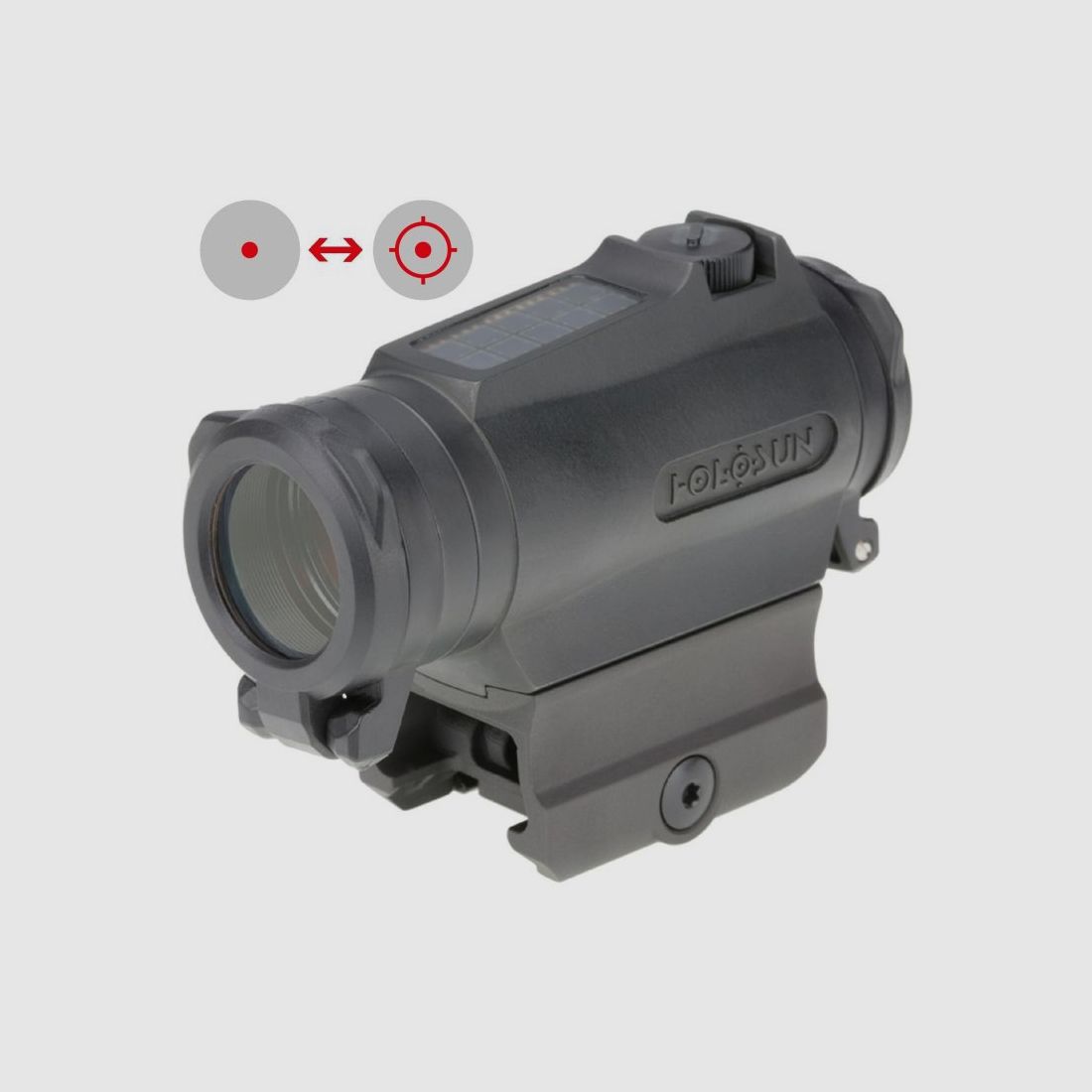 Holosun Reflexvisier HE515C-T-RD mit rotem Wechselabsehen: 2MOA Dot & 65MOA Circledot, Bild 1 von 5
