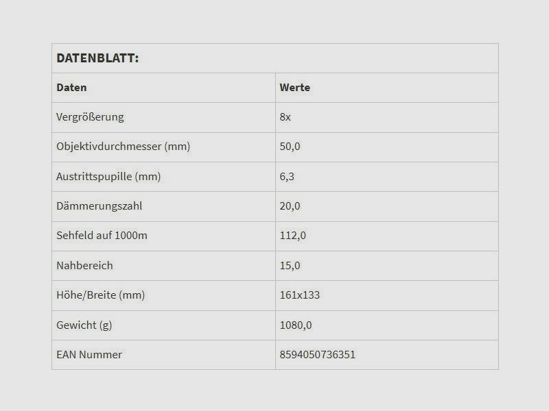 Meopta Fernglas mit Entfernungsmesser Meopro Optika LR 8x50