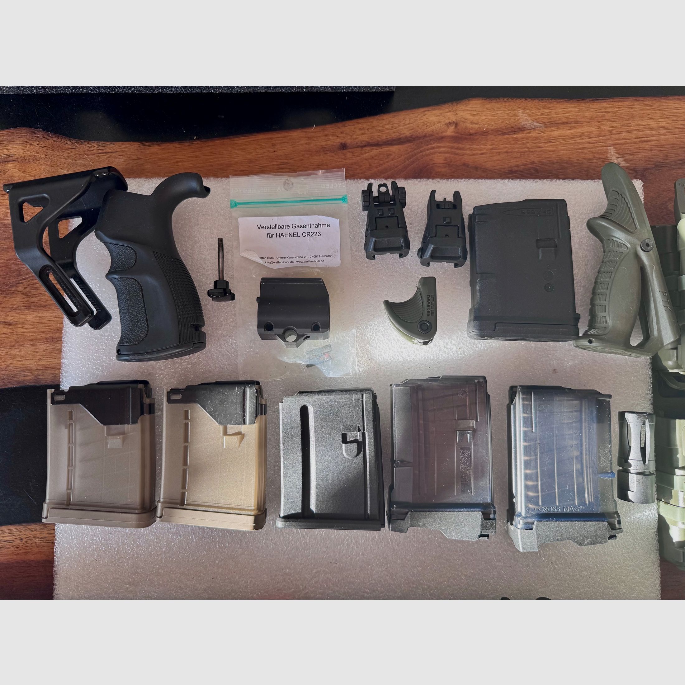 Haenel CR 223 16.5" – match trigger + magazine + adjustable gas port + ATec muzzle brake, image 18 of 18