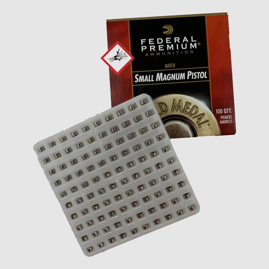 Federal Primers Gold Medal #200 Small Pistol Magnum