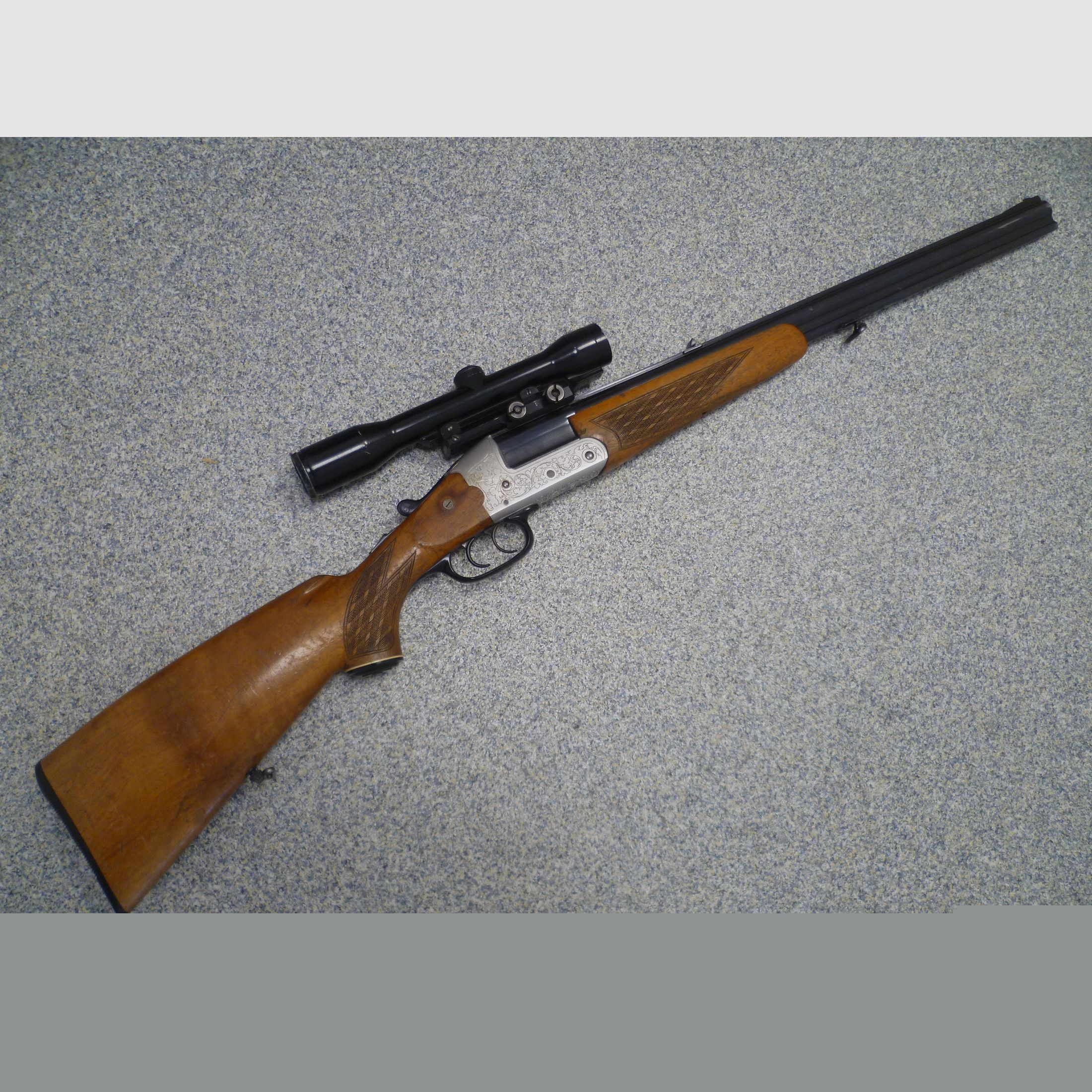 Bockbüchsflinte Heym Mod. 22 F .222 Rem.Mag. & 16/70