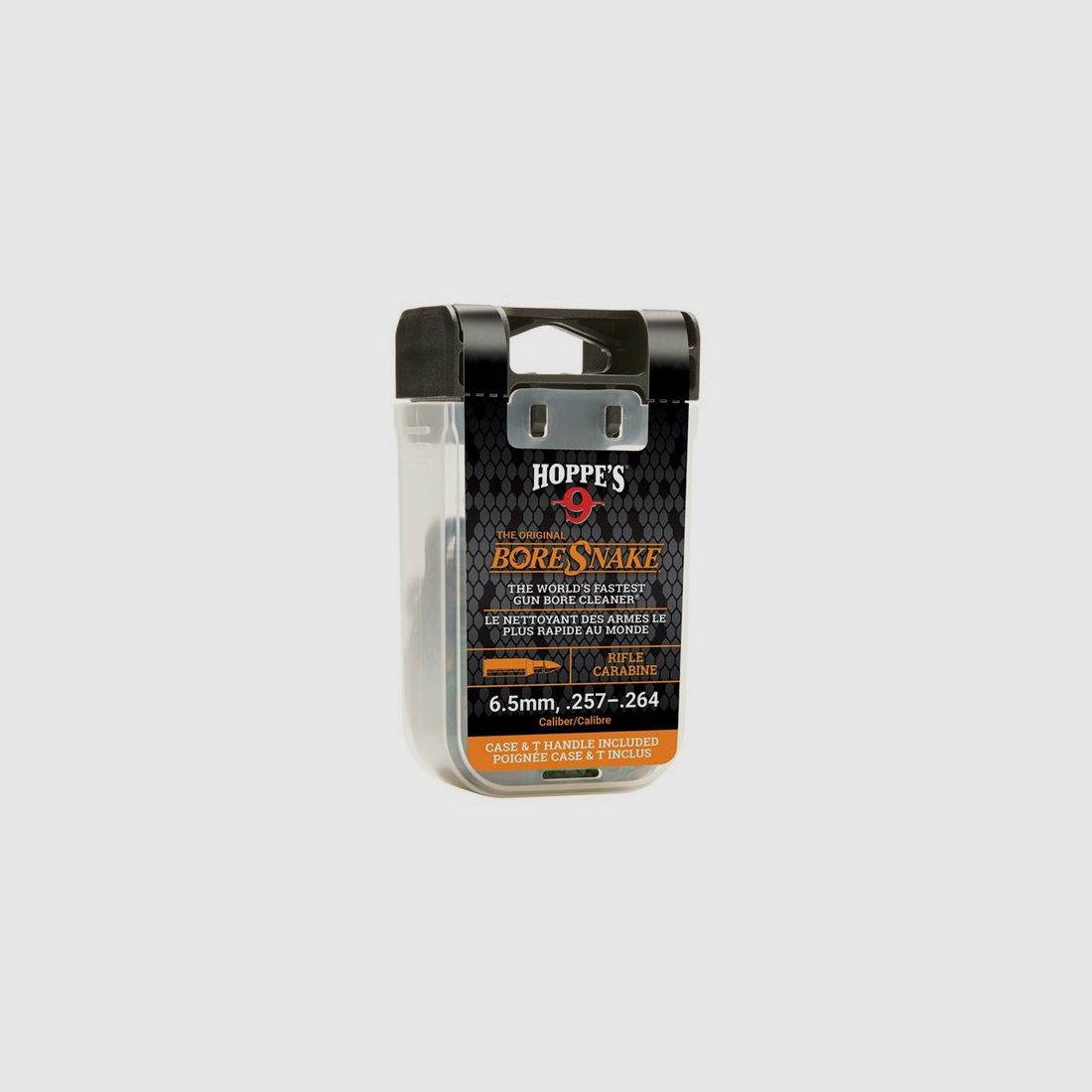 HOPPES Boresnake for rifle caliber 338 with Den case