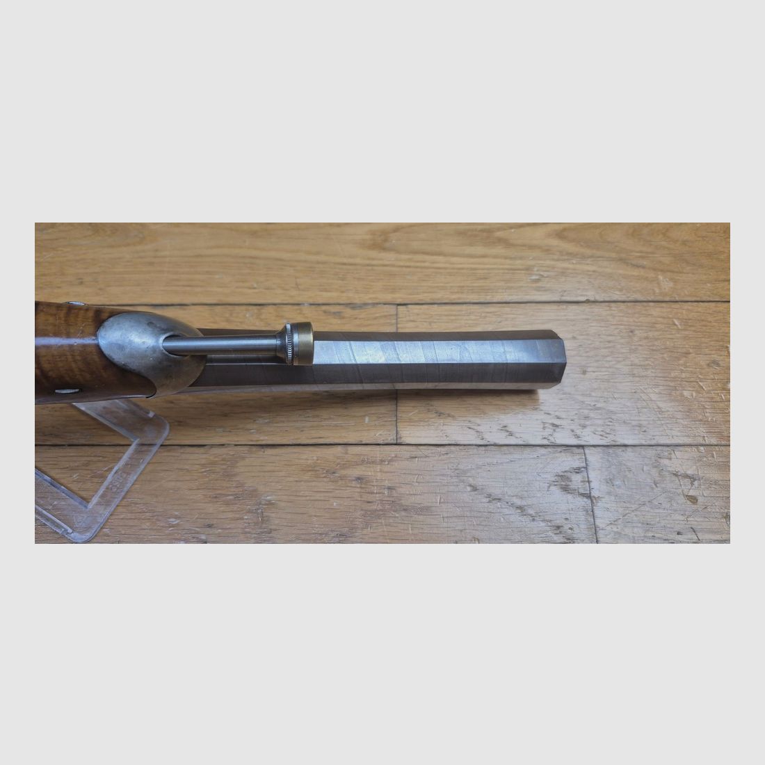 Wunderschöner Offizierspistole der Kavallerie 1833 – 1. Typ – Königliche Manufaktur von Maubeuge – Aus den ersten Produktionen – Wunderschöner Lauf aus gewelltem Stahl 48 "Haare" – Originalbrünierung – Keine Oxidation – Schöne Stempel – Sehr guter Zustand+, Bild 15 von 25
