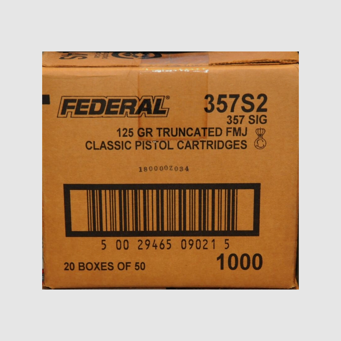 Federal Classic 125gr Full Metal Jacket 357S2