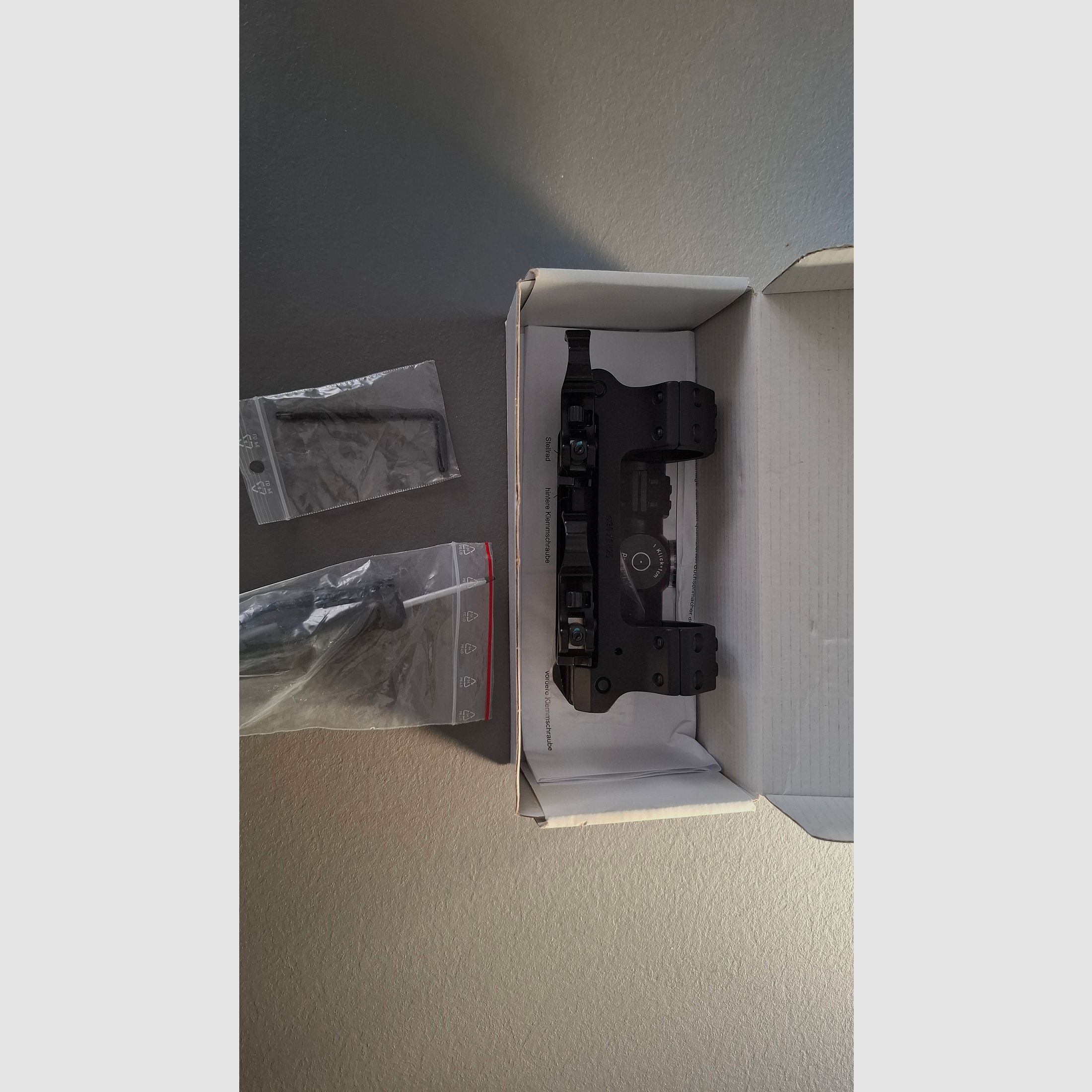 ERATAC Blockmontage mit Schnellspannhebel Ø 30 mm mit einstell. Vorneigung 