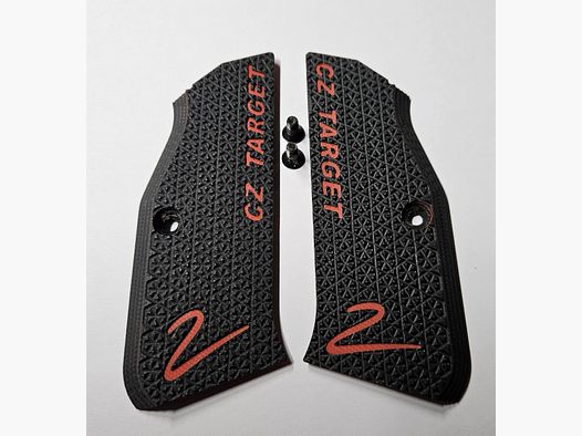 1 Paar Original Griffschalen für CZ Shadow 2 Target/ Rot