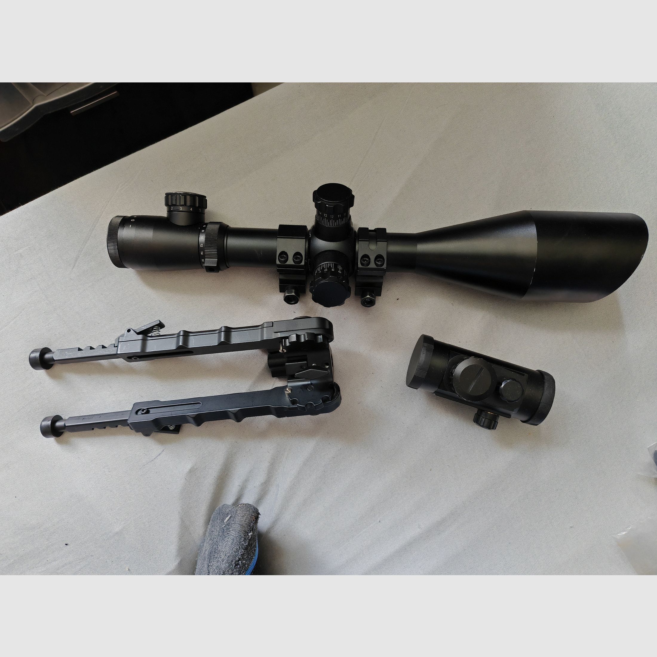 AEA HP Max MK2 reichlich Zubehör, Schalldämpfer, Zweib., Munition usw.