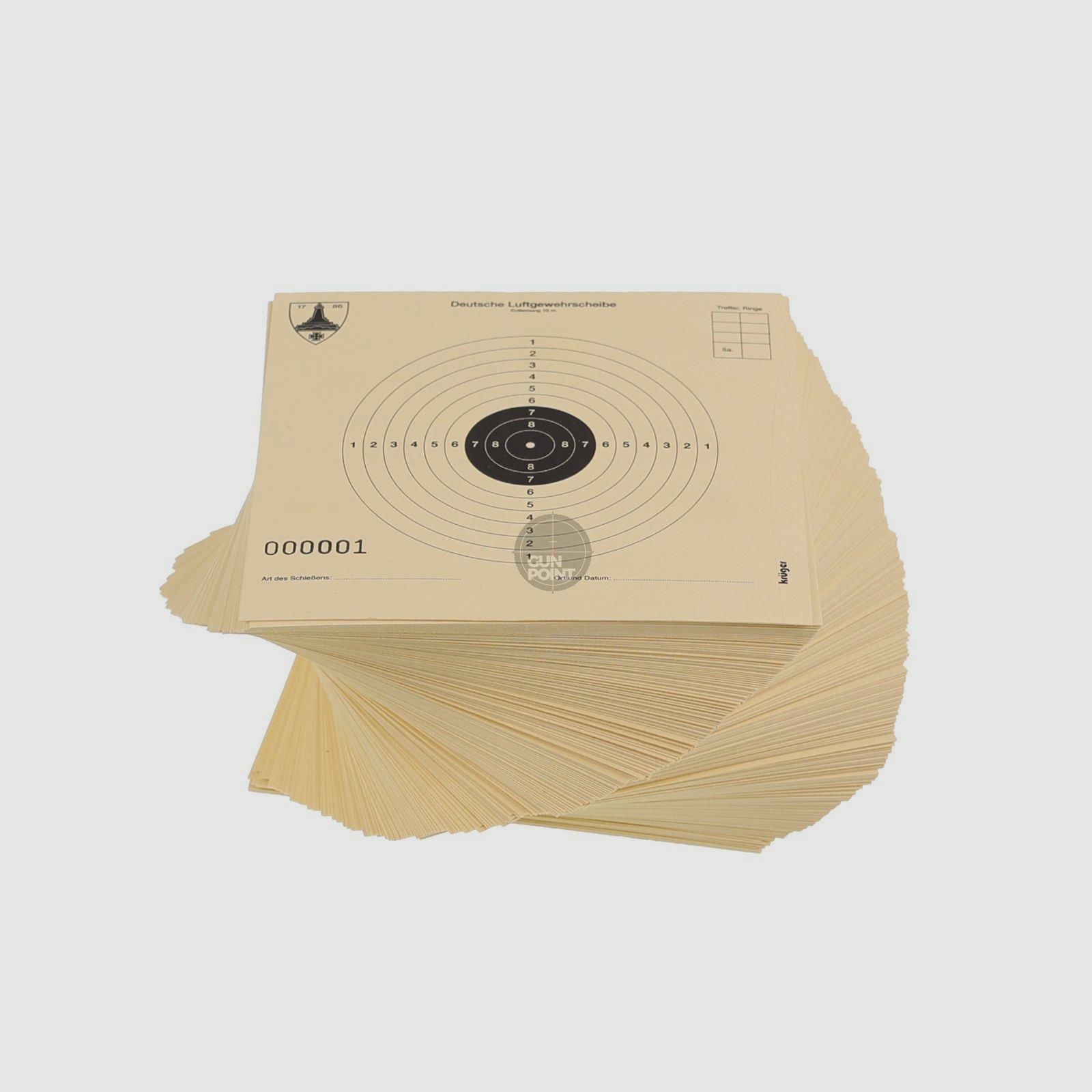 Vecchia mira per carabina ad aria compressa tedesca "Kyffhuser" 12 x 12 cm - 10 pz