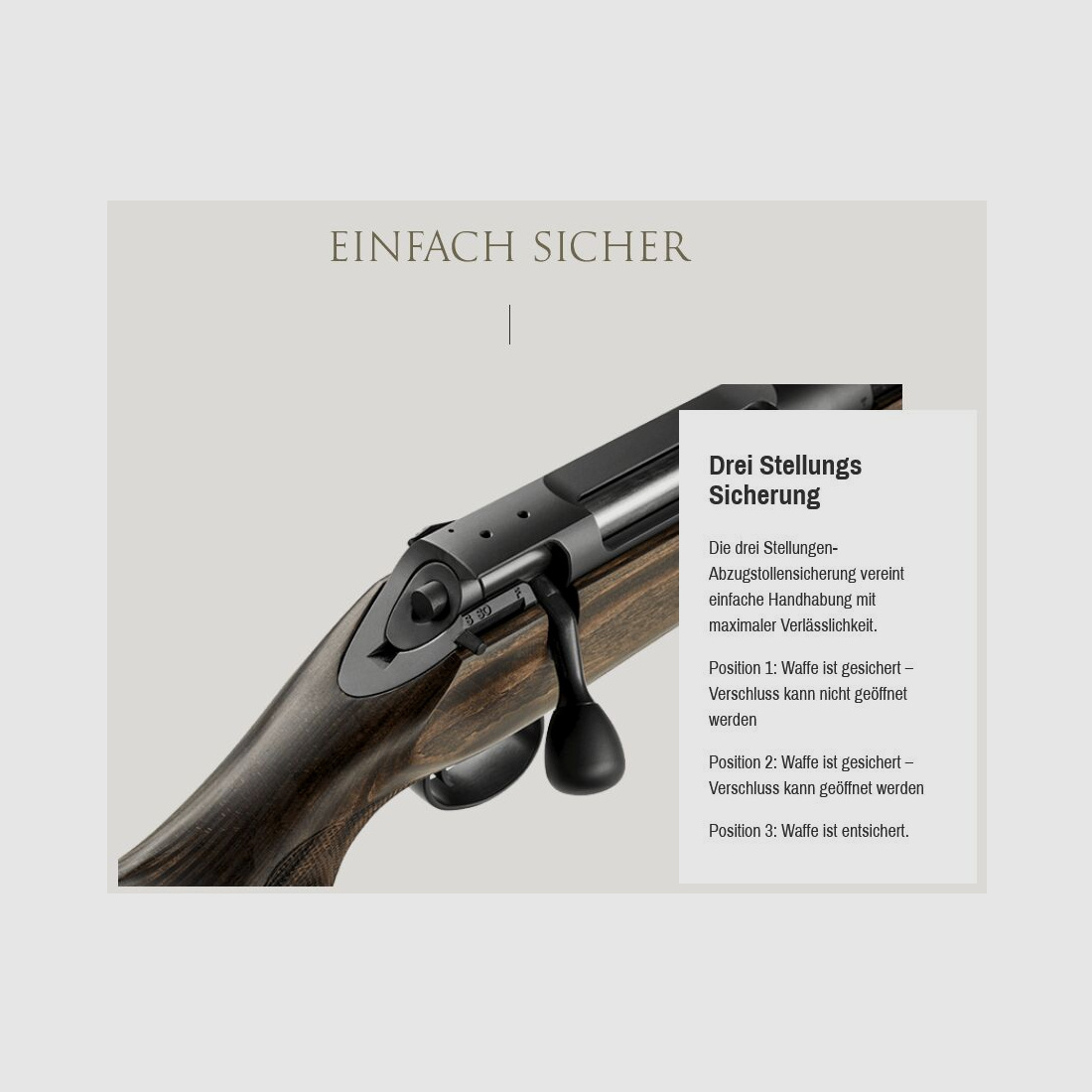 J.P. Sauer & Sohn SAUER 100 FIELDSHOOT Matchlauf LL 62 cm 6,5 Creedmoor + Gewinde