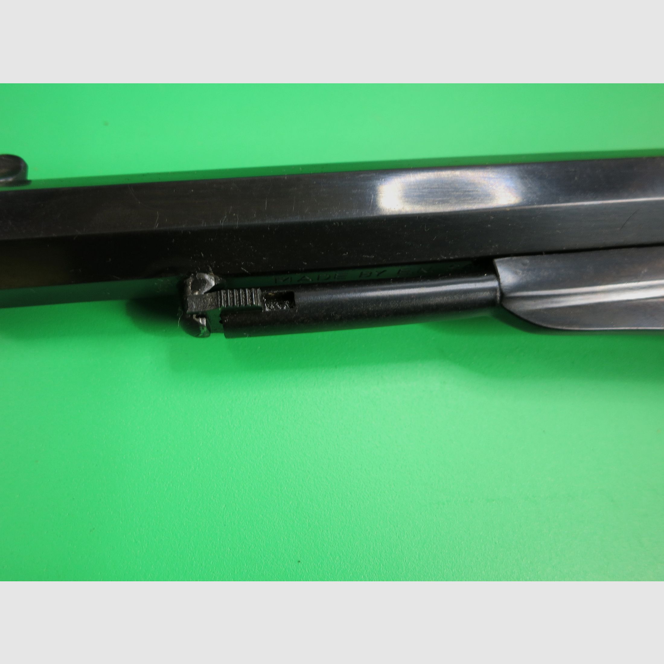 Revólver de percusión, E.N. Santa Bárbara, Nuevo Modelo Ejército 1863, calibre .44 BP, cañón de 8" #50