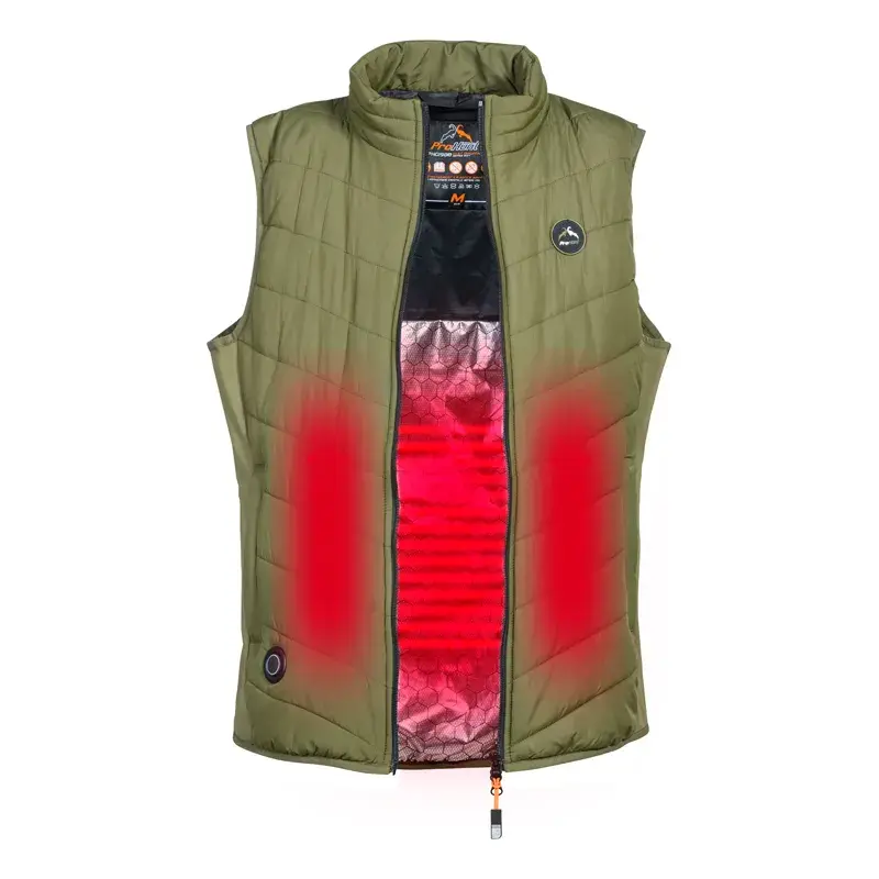 Damen Heizweste Prohunt Hybrid Khaki, Bild 6 von 6