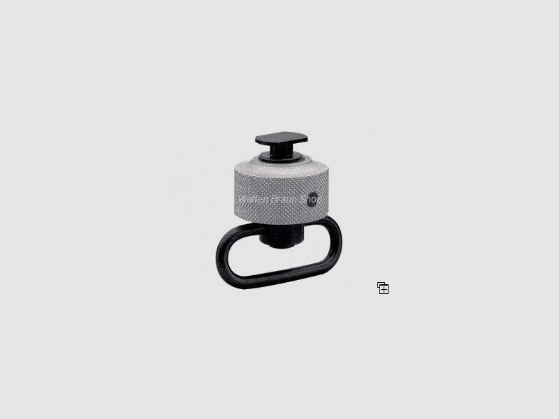 Anschütz ONE handstop met riembeugel KK geweren zilver/zwart 6226