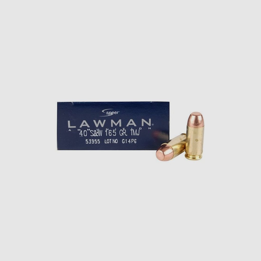 Speer Lawman .40 S&W 165GR TMJ FN 50 Patronen
