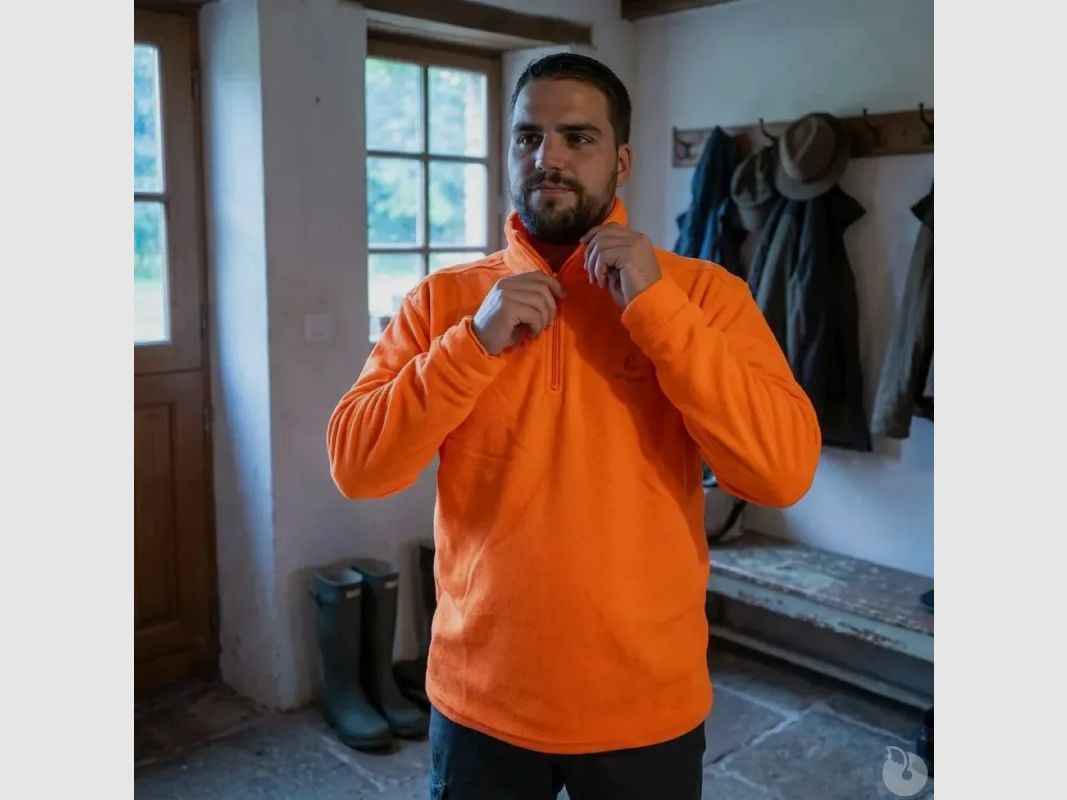 Sweat polaire orange Treeland®, image 3 sur 8