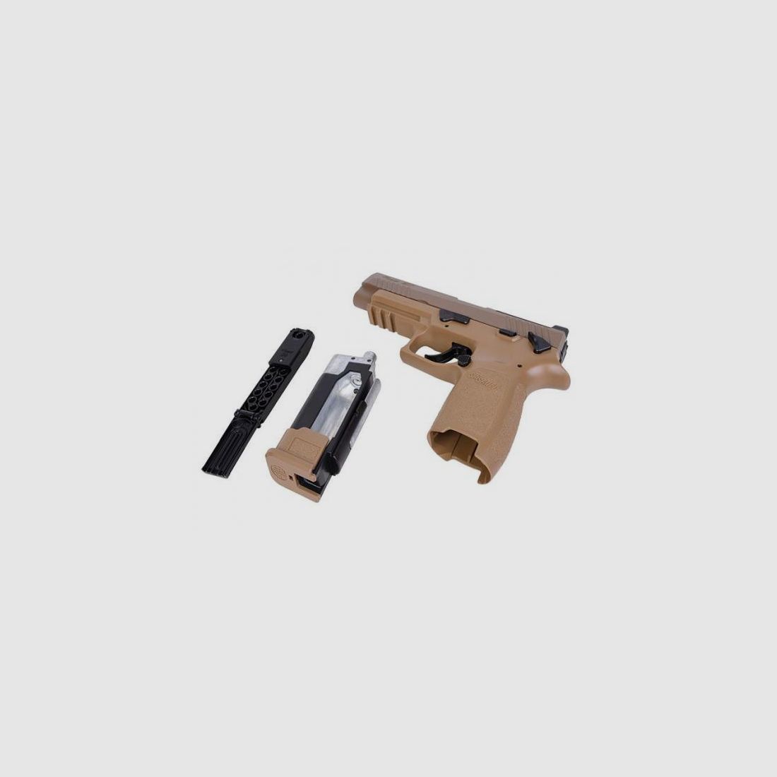 SIG Sauer P320-M17 4,5mm Coyote Tan 20 Schuss Luftpistole, Bild 7 von 7