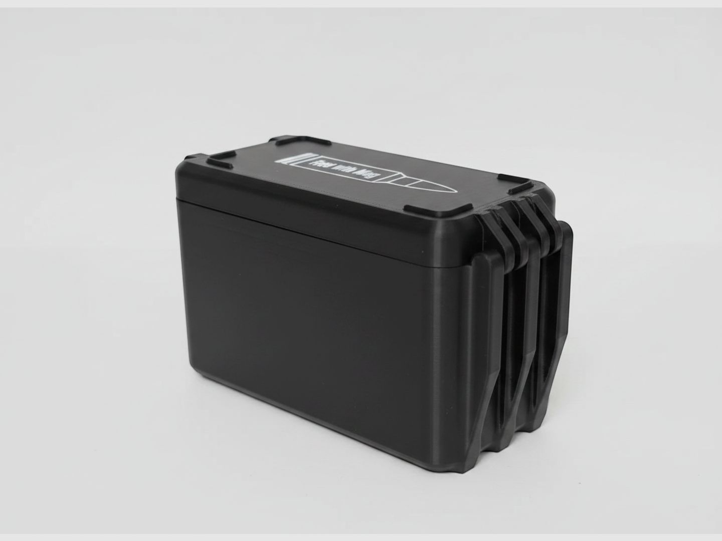 Filamelt Munitionsbox / 300 Winchester Magnum / 'Klapp- / Rastdeckel' / Patronenbox, Ammo Box