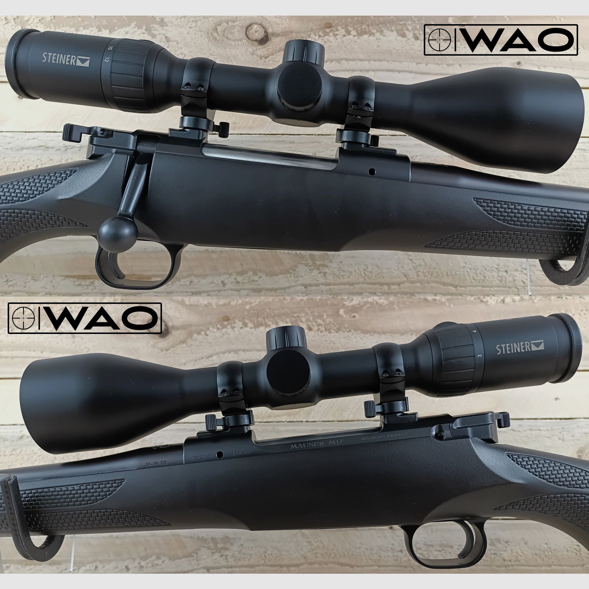 Repetierbüchse Mauser M12 Extreme, Kal. .30-06Spring *Komplettpaket mit ZF Steiner + Hausken SD*