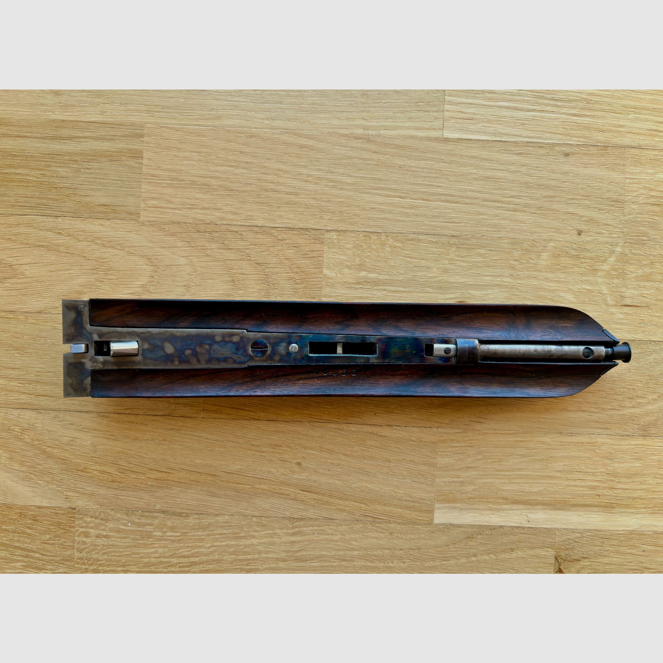 Grulla Seitenschloss Querflinte - Modell 215 - Cal. 12/70 - ejecución de alta calidad - año de fabricación 1977