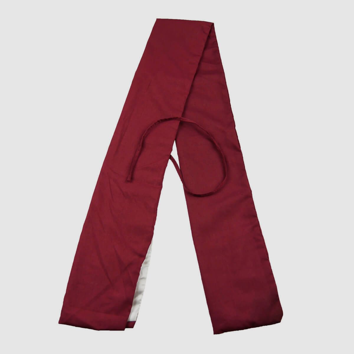 Schwertbeutel aus Stoff fr Wakizashi Weinrot
