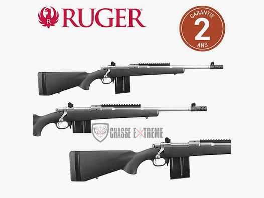Carabina RUGER Gunsite Scout Sintetica Freno di Bocca Fisso Ase Utra Borelock Cal. 308 Win