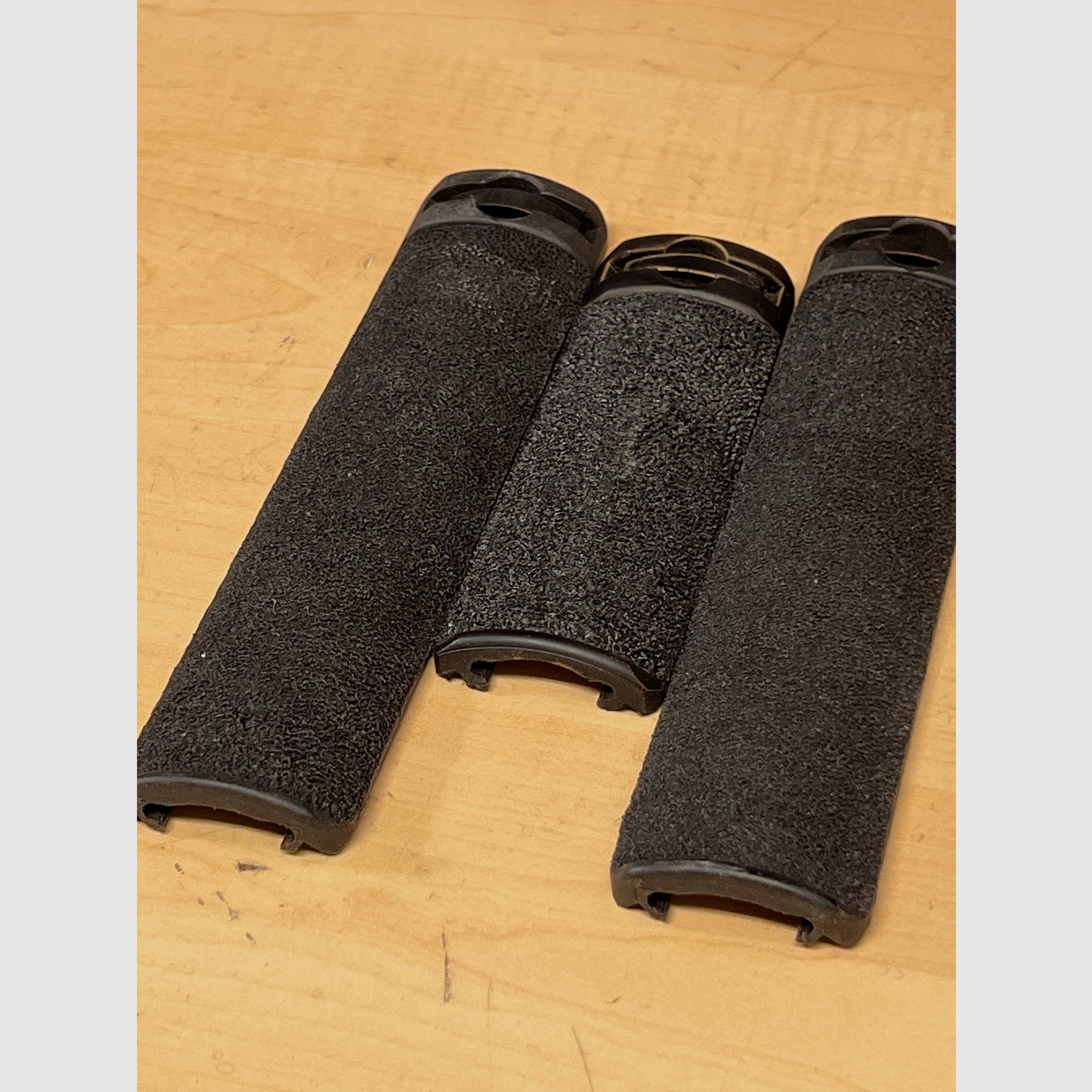 Set de 3 couvercles de rail Picatinny en noir