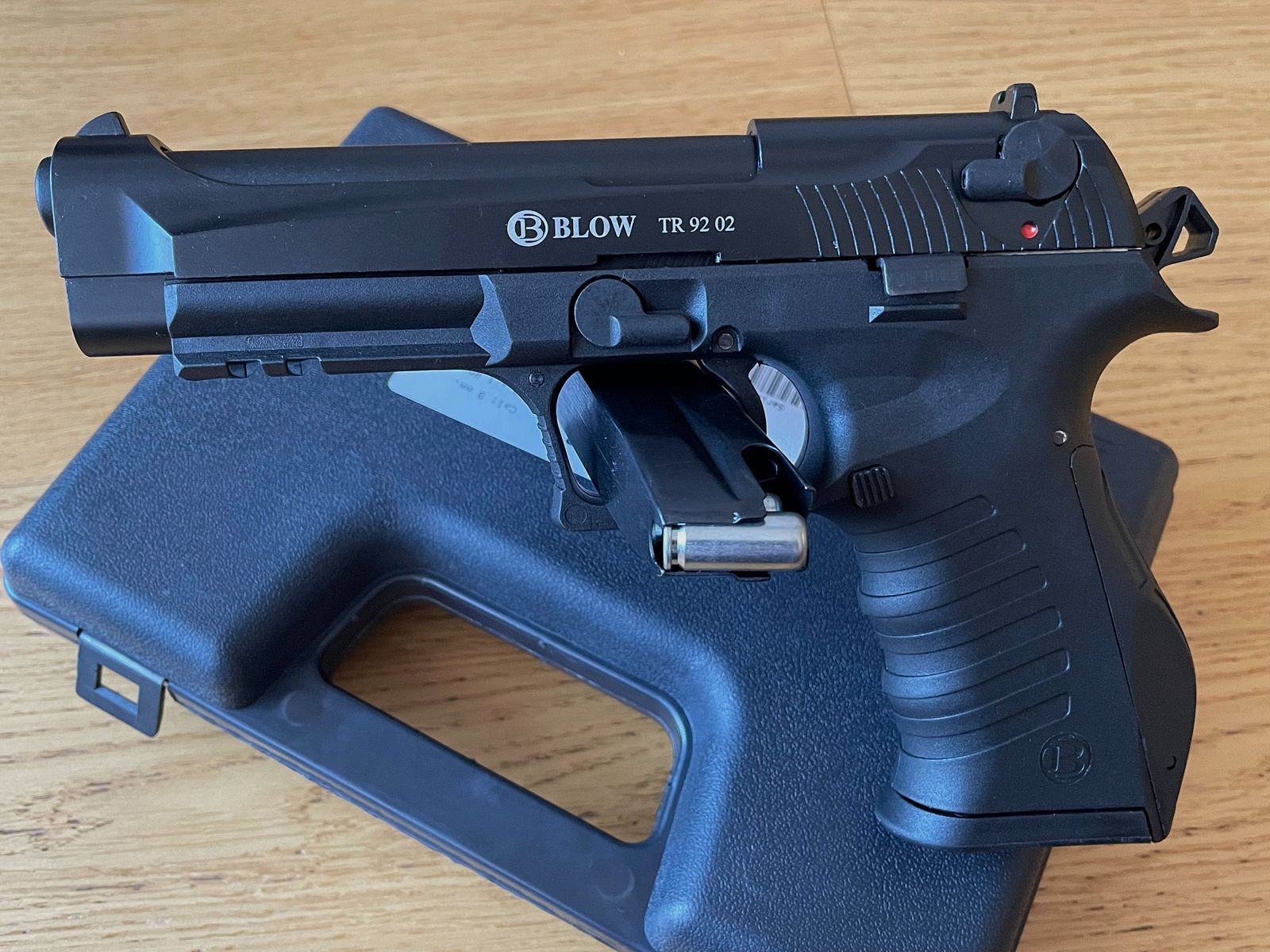 BLOW TR92-02 Black – 9 mm P.A.K. / Beretta M9A3 / M9A4 Style – Wysyłka na terenie całej UE / EU-Wide Shipping, zdjęcie 7 z 11