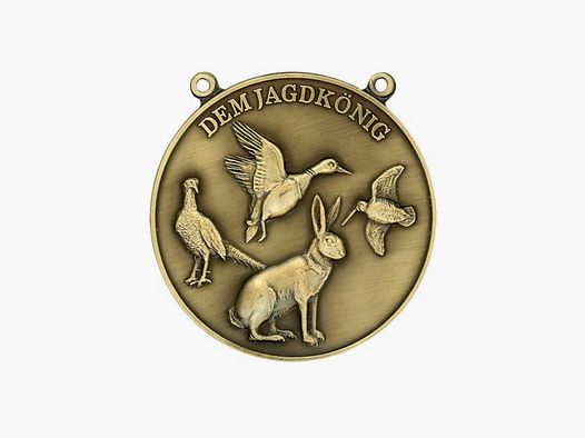 Steinhauer&Lück Jagdmedaille Niederwild 60mm Bronze mit Kette