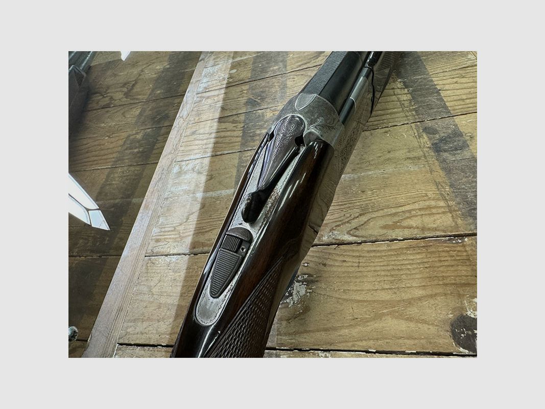 USATO – FUCILE SOVRAPPOSTO TRAP – BERETTA S 58 s cal. 12, immagine 3 di 8