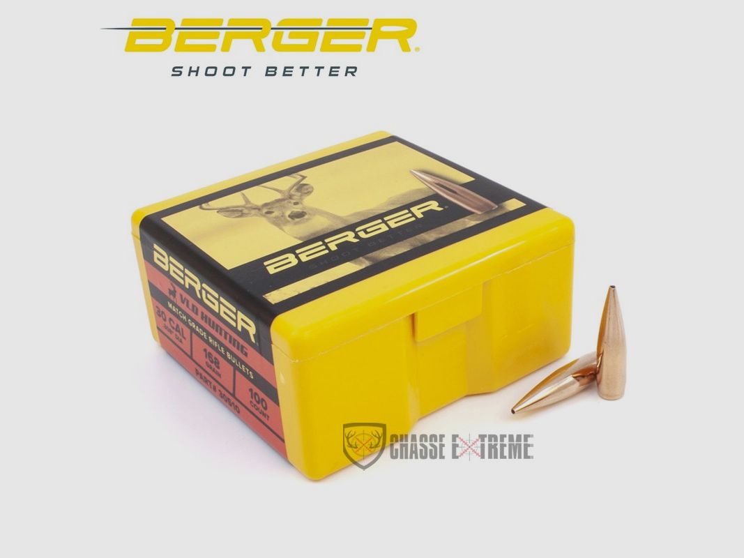 100 Geschosse BERGER Kal 30 168gr VLD Jagd, Bild 2 von 2