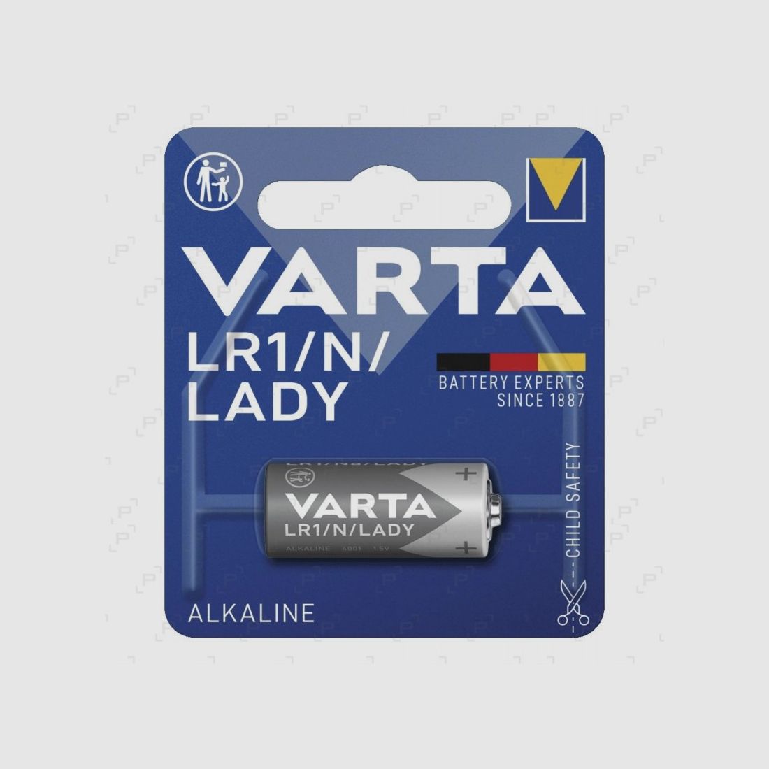 Blister mit 1 VARTA LR1 ALKALINE Batterie