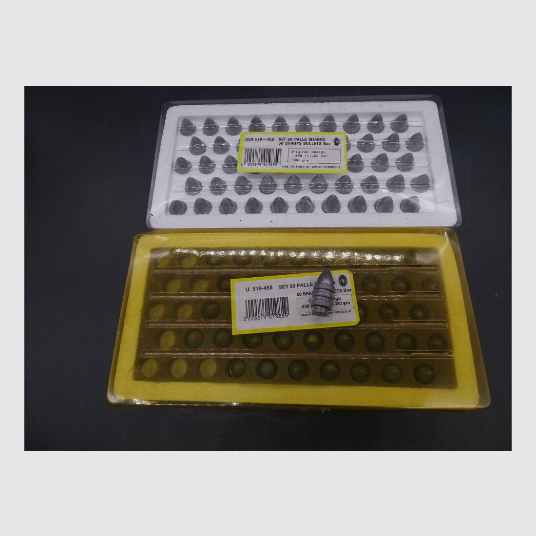 Davide Pedersoli Sharps Bullets .458 ( 11.63mm ) 380gr 91 Stück Pedersoli Bullets .458