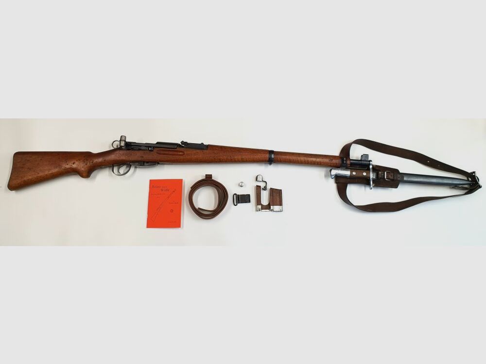 Waffenfabrik Bern Repetierbüchse Waffenfabrik Bern Schweizer K31 Kaliber 7,5x55swiss komplett nummerngleich + Hämmerli