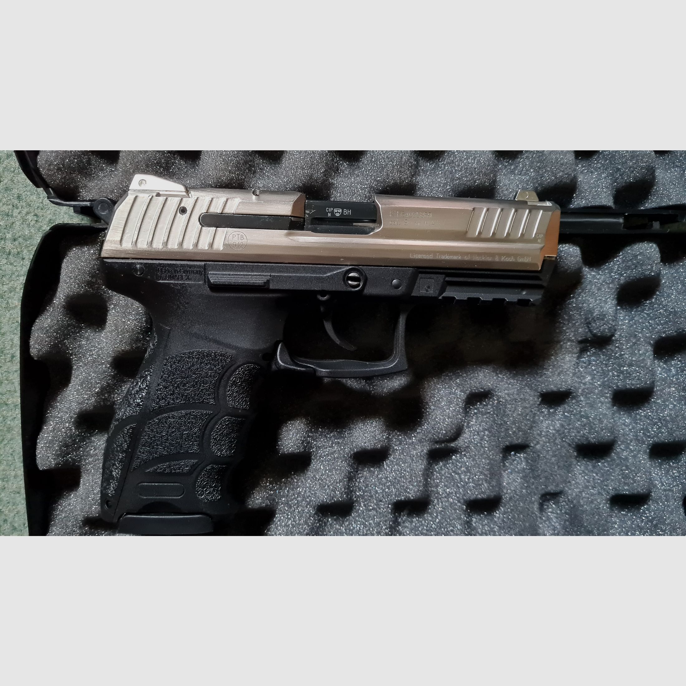 H&K P30 Chrome - 9mm PAK