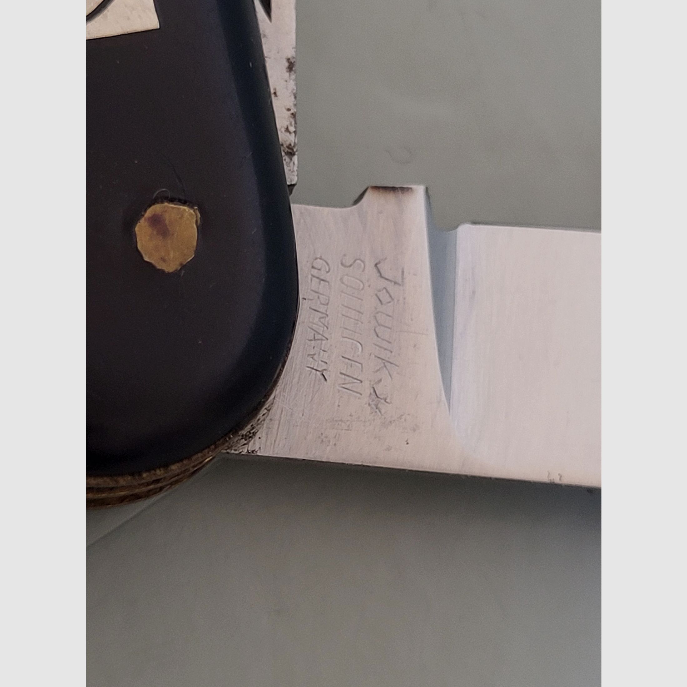 Jowika Solingen - Taschenmesser - Flaschenöffner - Korkenzieher - Hirschhorn - 1970er Jahre