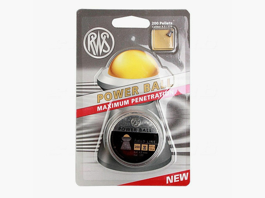 RWS Power Ball 0,61g 200pz 4,5mm Diabolo