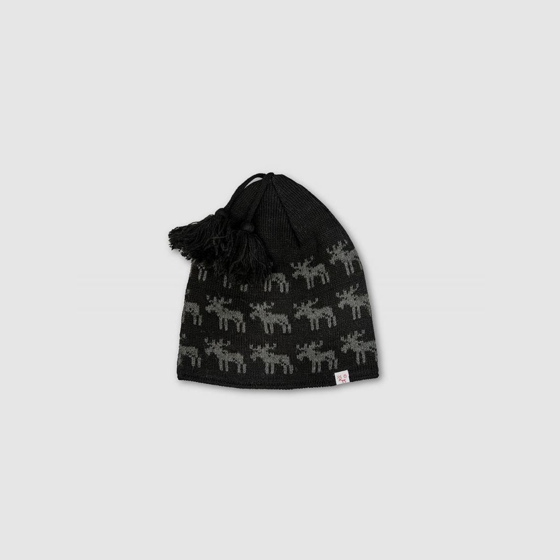 Fleece-Mütze Schwarz - L