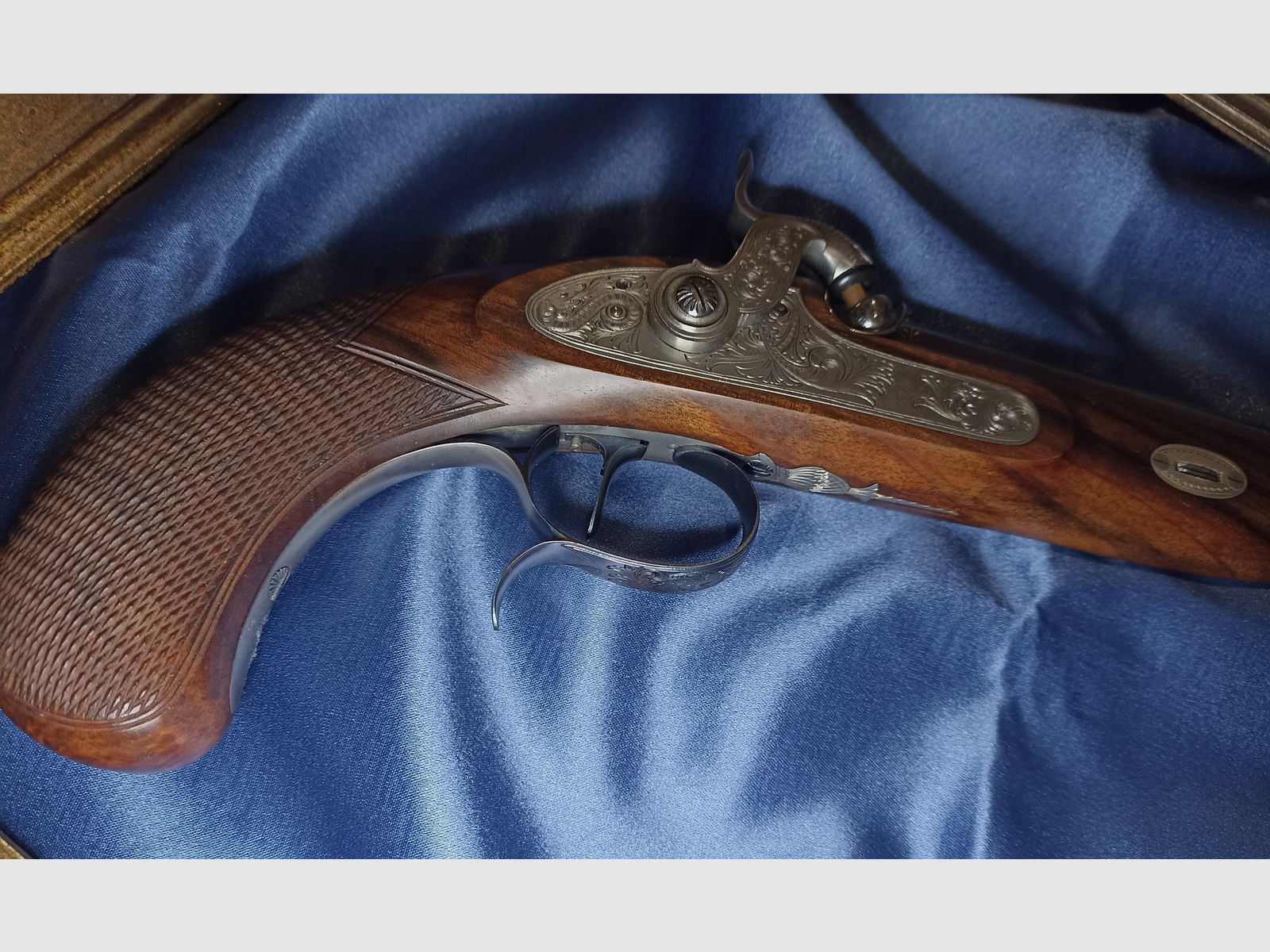 Pistolet perkusyjny Hege Überlingen kal. 33 Siber w Lozannie Złoto