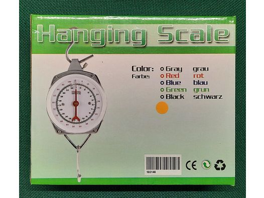 Hanging Scale Zeigerwaage	 orange